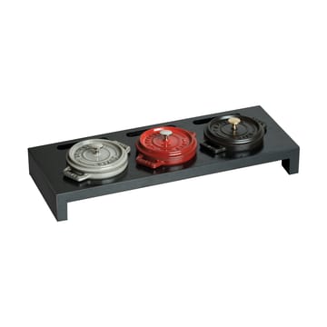 Staub Servierhalter für 3 Mini-Töpfe - Schwarz - STAUB