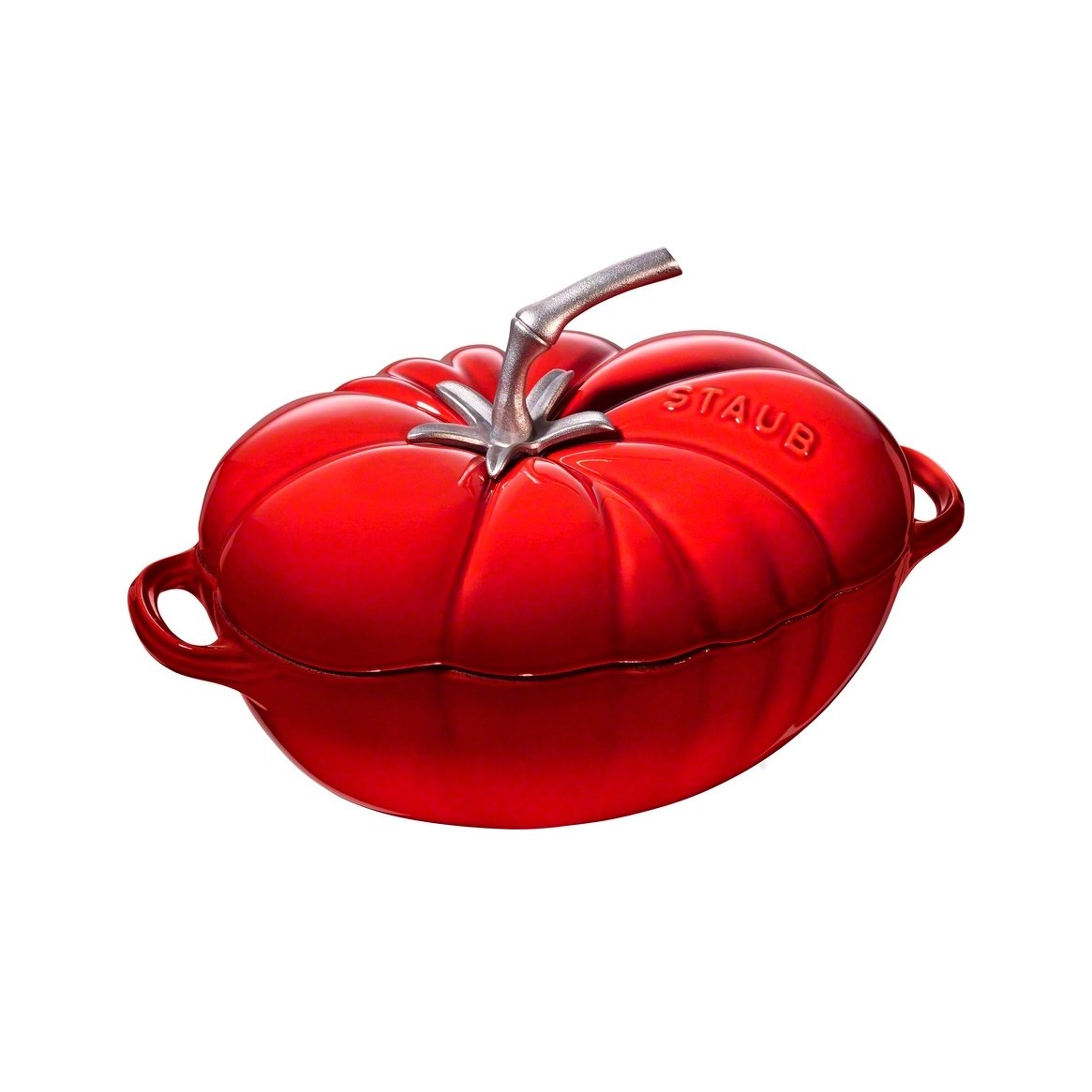 Staub Tomatentopf aus Gusseisen 2,9 l Rot | Skandinavisches Design | Kochtöpfe | Rot
