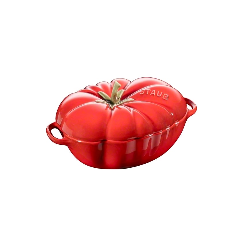 Staub Tomatentopf aus Steingut 0,5 l Rot | Skandinavisches Design | Kochtöpfe | Rot
