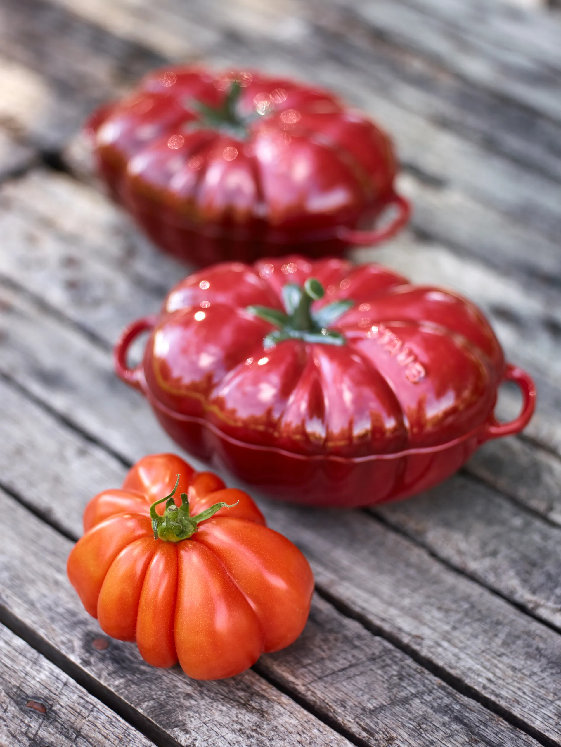 Staub Tomatentopf aus Steingut 0,5 l, Rot STAUB
