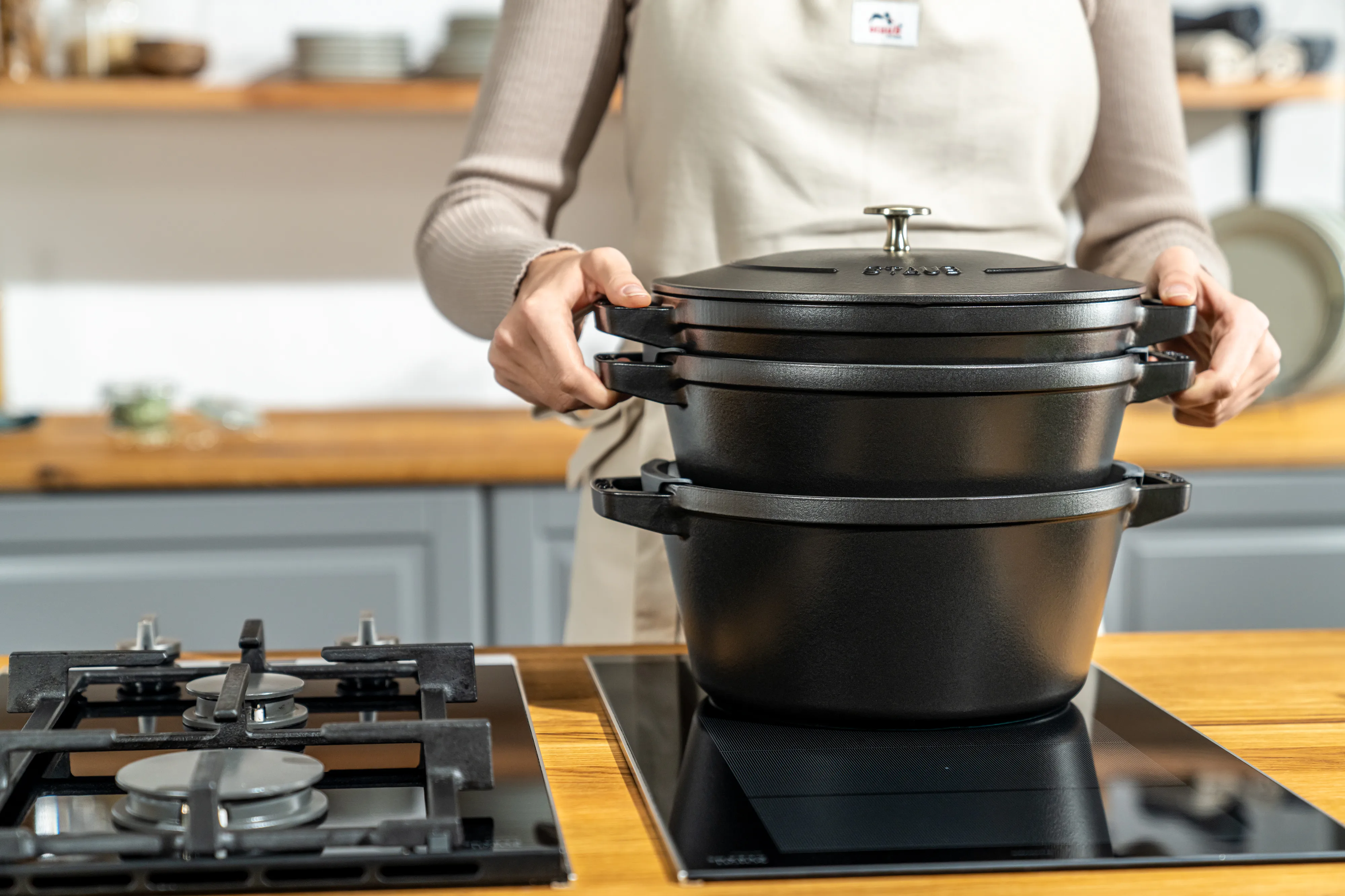 Staub Topf- & Pfannenset stapelbar 5-teilig