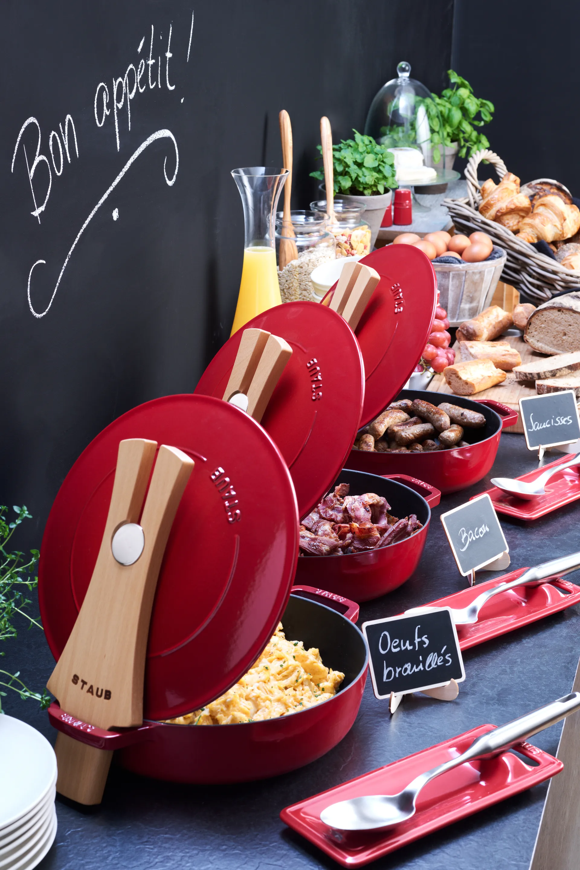 Staub Topfhalter aus Holz, 24 cm STAUB