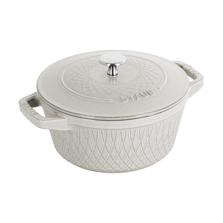 Staub Twister La Cocotte Topf 4 L - White truffle - STAUB