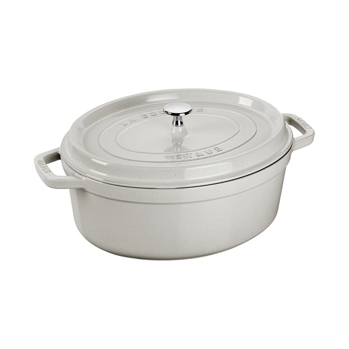 Staub White Truffle Topf oval - 2,35 l - STAUB