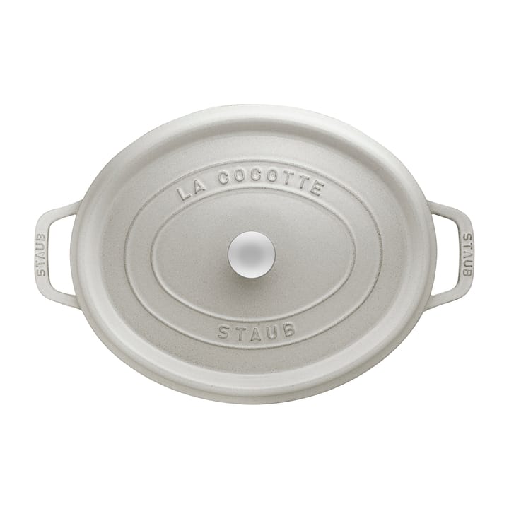 Staub White Truffle Topf oval - 3,2 l - STAUB