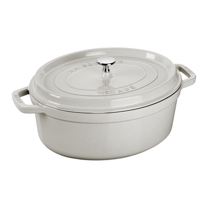 Staub White Truffle Topf oval - 4,2 l - STAUB