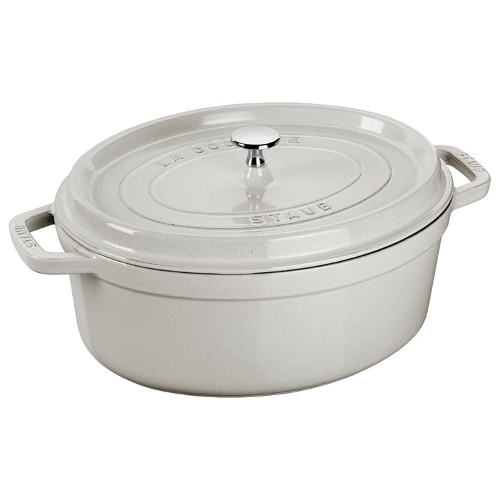 Staub White Truffle Topf oval - 5,5 l - STAUB