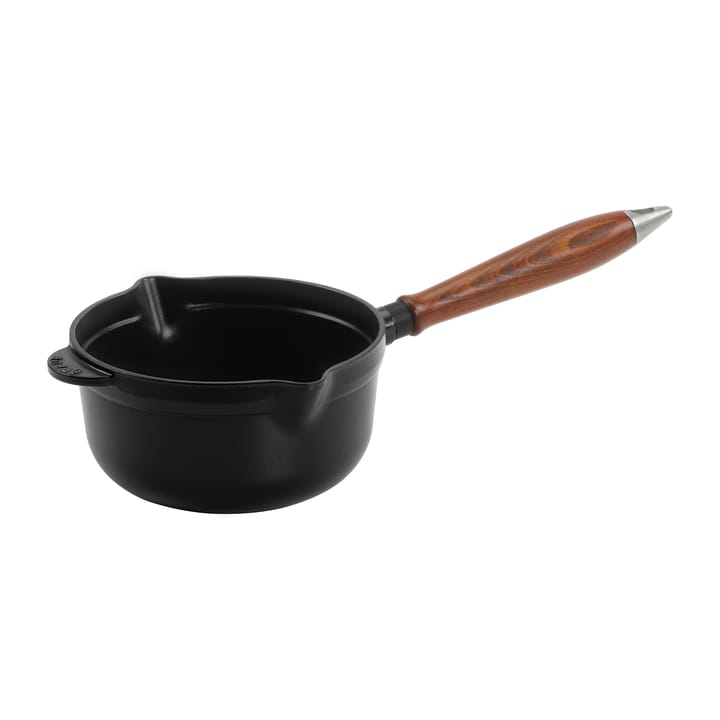 Vintage Topf mit Holzgriff Ø18cm, Schwarz STAUB