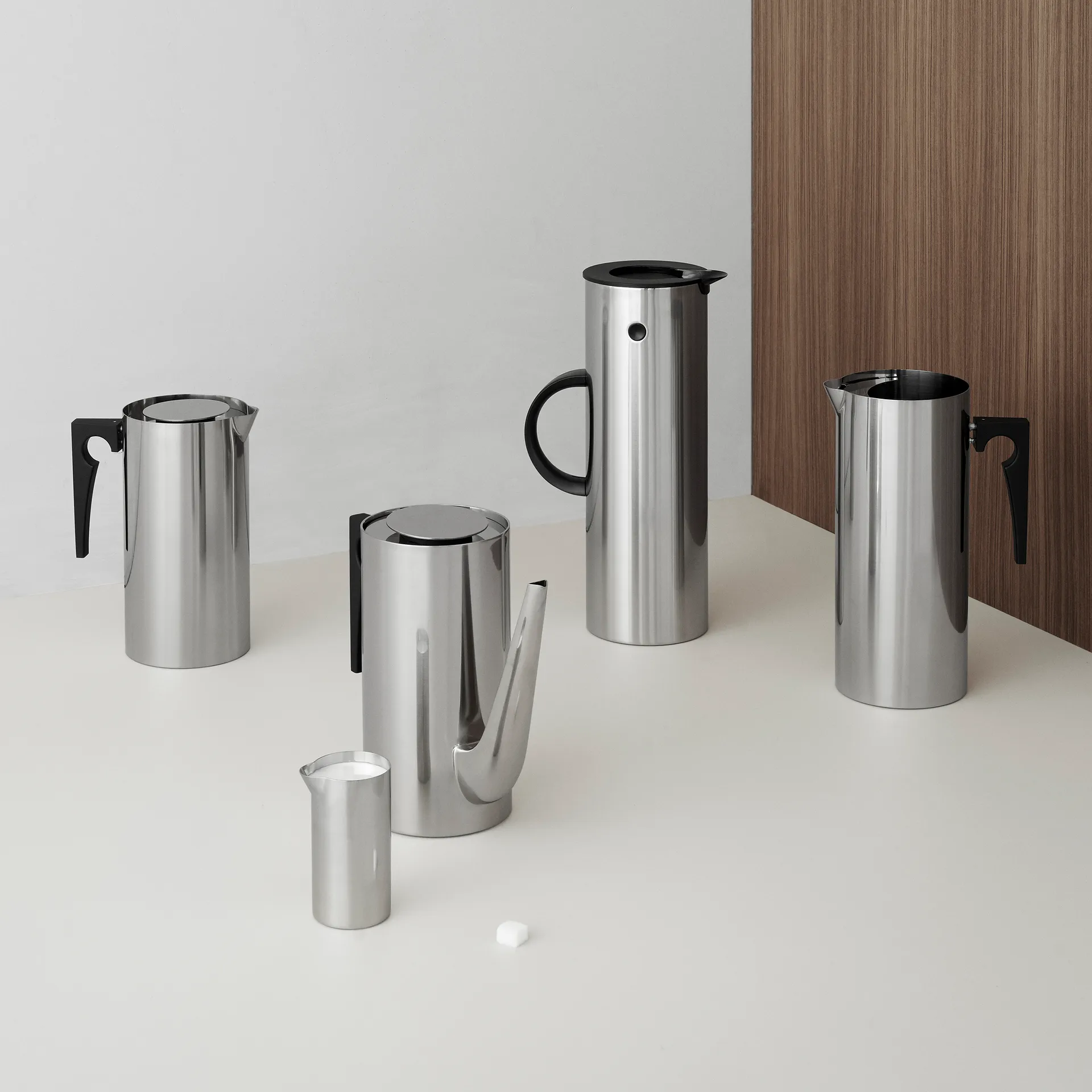 AJ cylinda-line Stempelkanne 1 l, Edelstahl Stelton