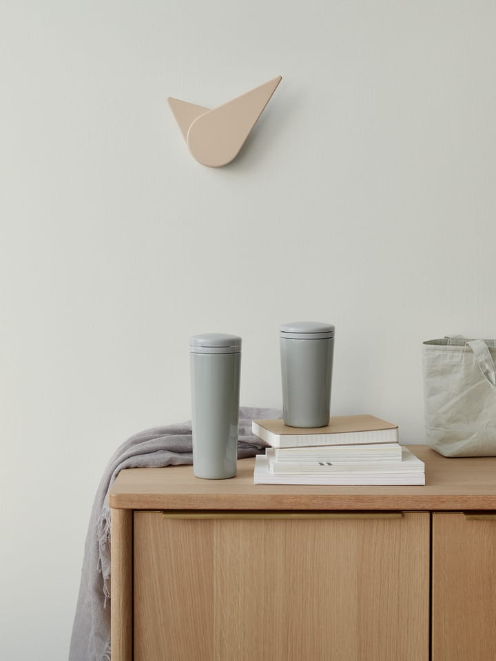 Birdie Wanduhr 19,5cm, Powder Stelton