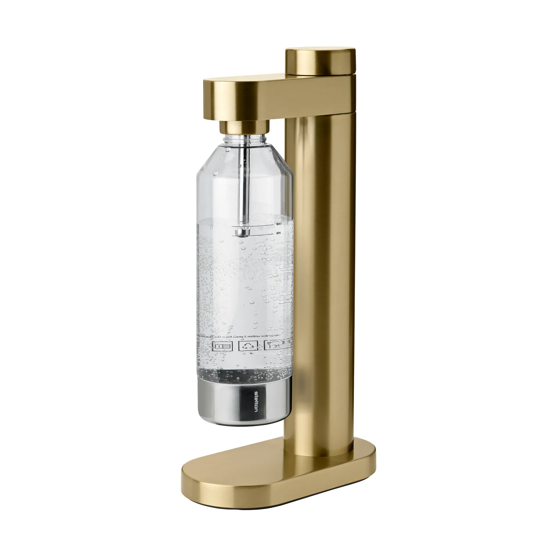 Brus Wassersprudler, Brushed brass Stelton