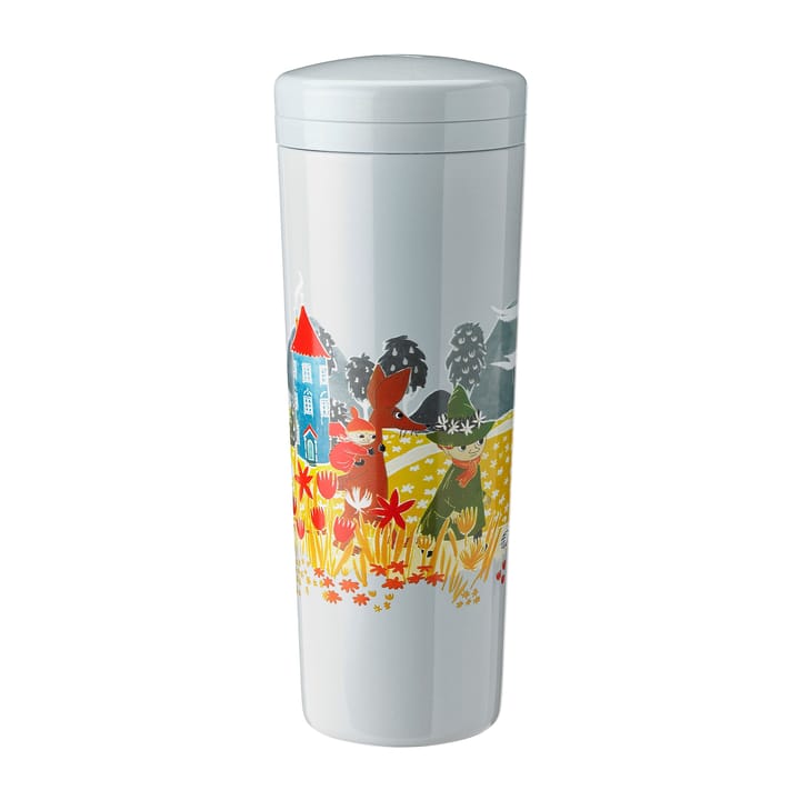 Carrie Thermosflasche 0,5 Liter - Moomin sky - Stelton