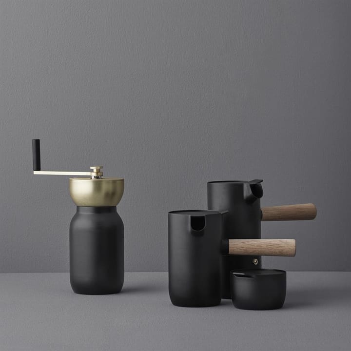 Collar Kaffeemühle, Schwarz-Messing Stelton
