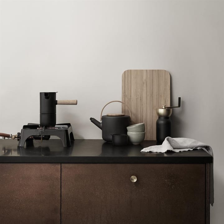 Collar Kaffeemühle, Schwarz-Messing Stelton