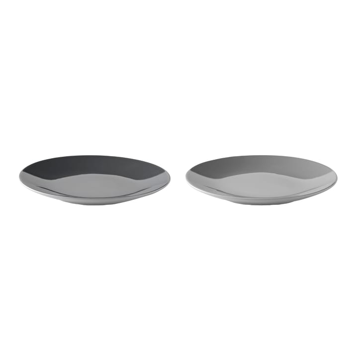 Emma Teller 2er Pack - Grau - Stelton