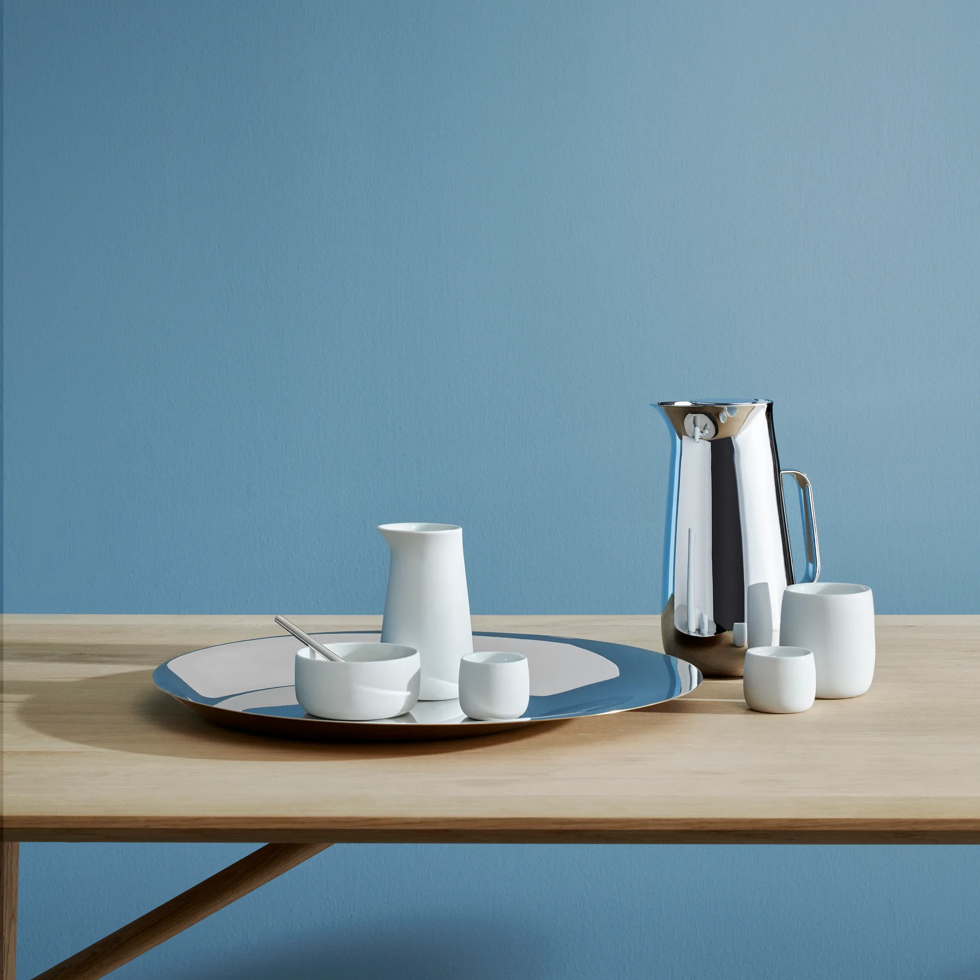 Foster Isolierkanne 1 l, Edelstahl Stelton