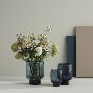 Hoop Vase mitternachtsblau - 14cm - Stelton