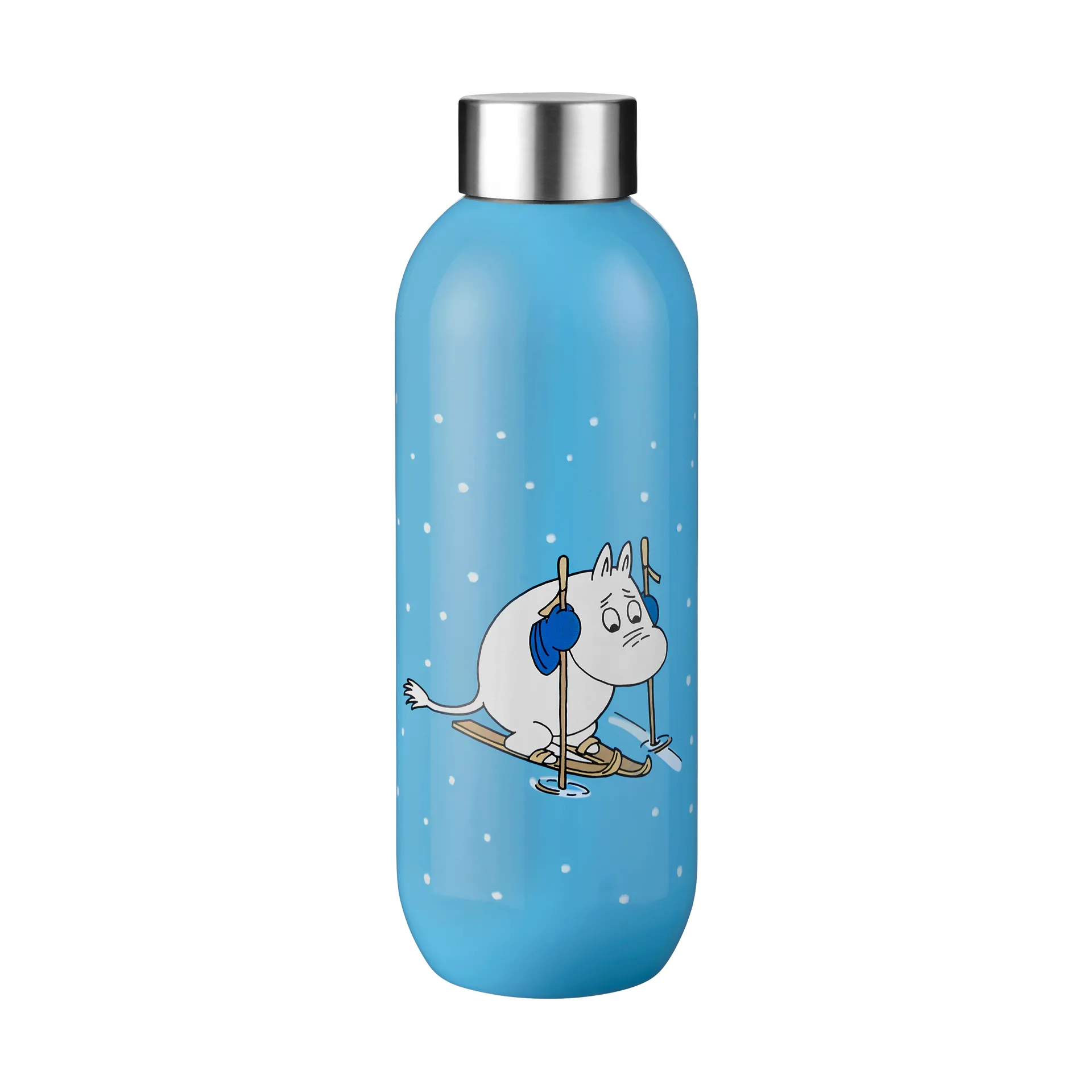 Keep Cool Moomin Thermosflasche 0,6 l, Moomin skiing Stelton