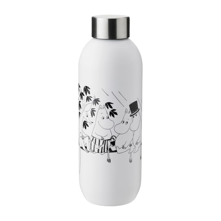 Keep Cool Mumin Flasche 0,75 l - Soft white-black - Stelton