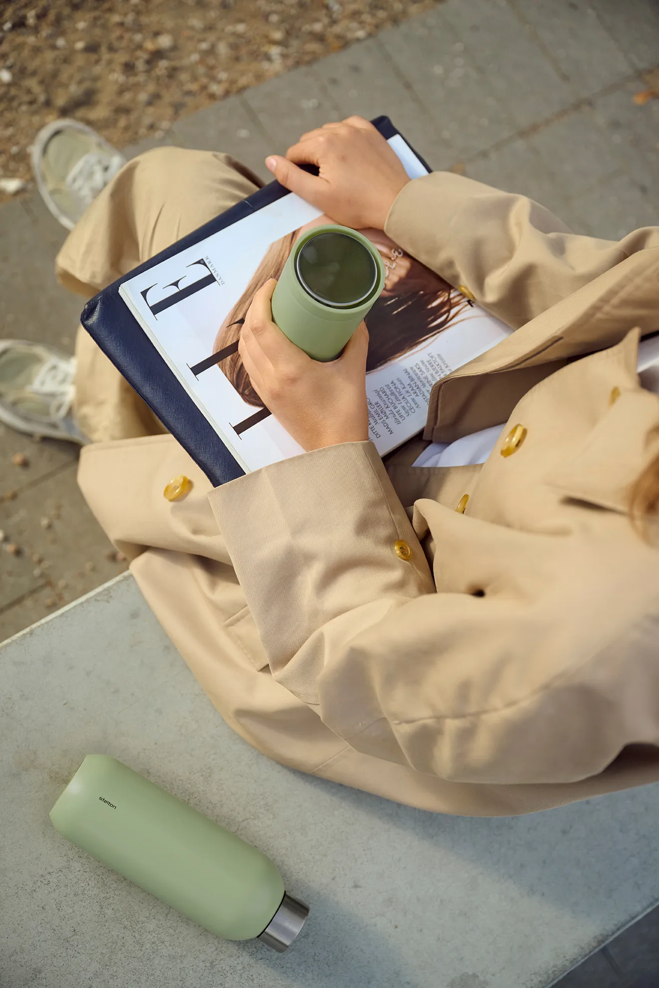 Keep Cool Thermosflasche 0,6 l, Soft fern green Stelton