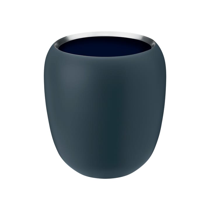 Ora Vase 17cm - Dusty blue-midnight blue - Stelton