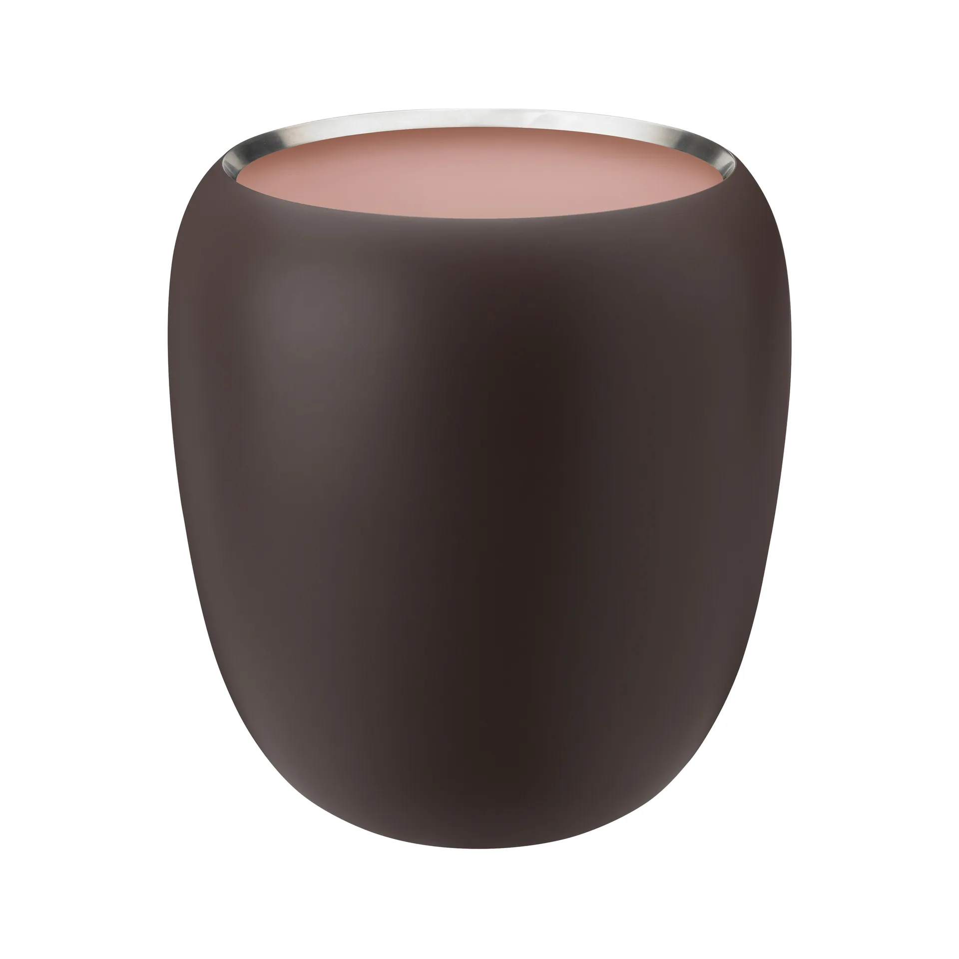 Ora Vase 20cm, Dark powder-powder Stelton