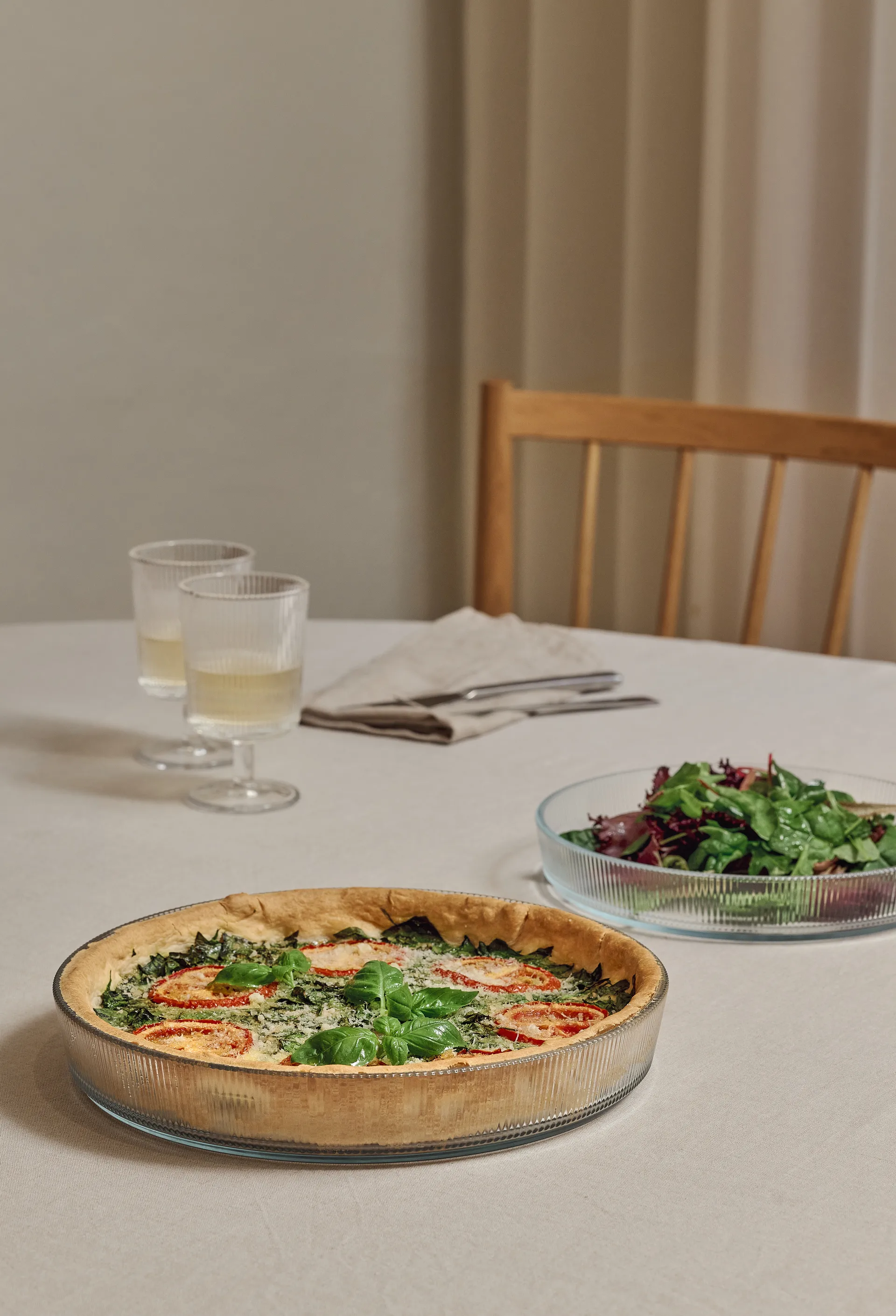 Pilastro ofenfestes Tablett clear, Ø28 cm Stelton