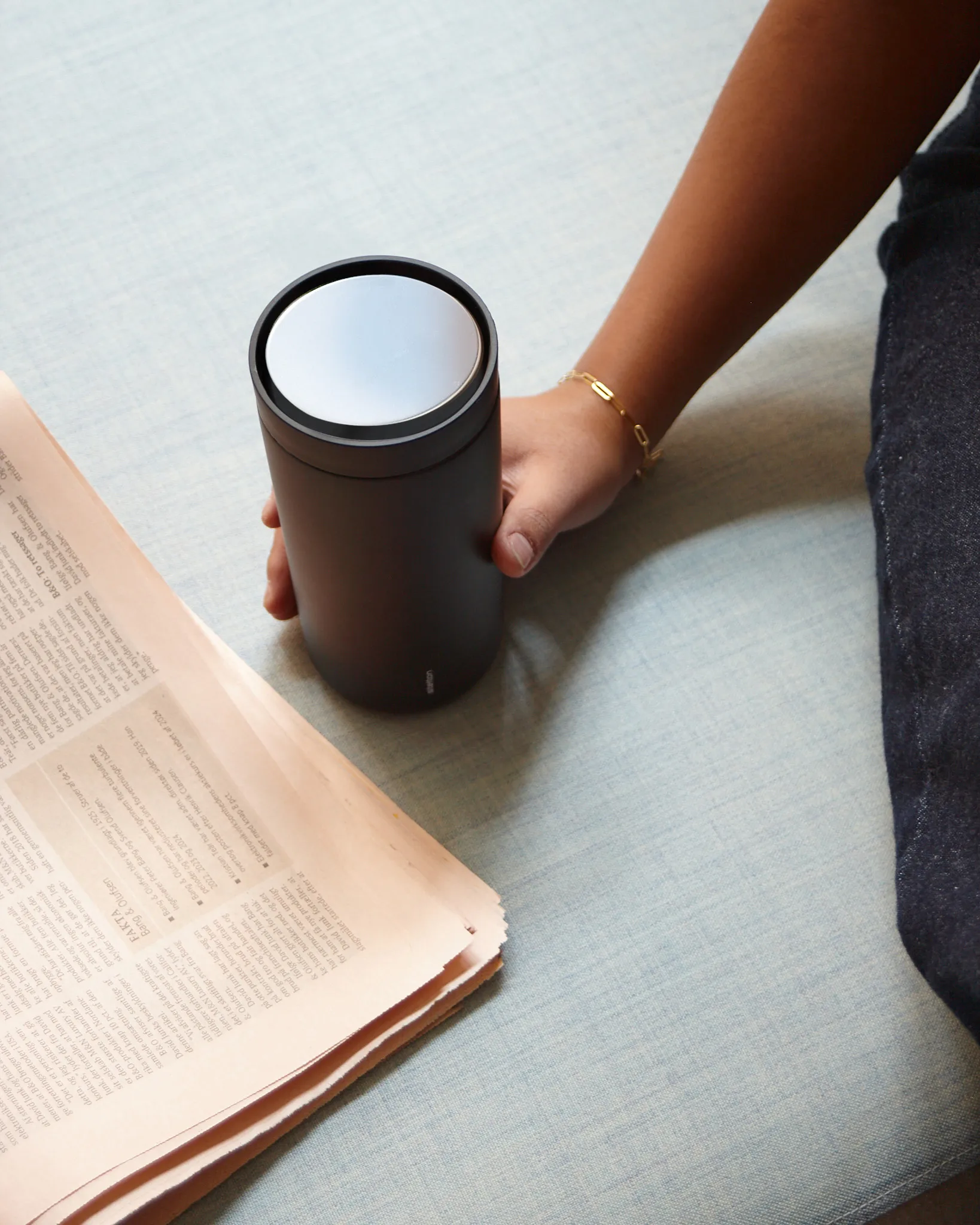 To Go Click Becher 0,2 l, Soft black Stelton