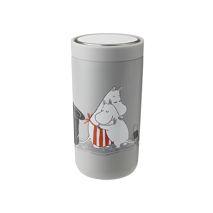 To Go Click Mumin Becher 0,2 l - Soft light grey - Stelton