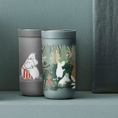 To Go Click Mumin Becher 0,2 l, Soft light grey Stelton