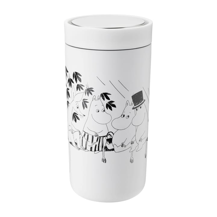 To Go Click Mumin Tasse 0,4 l - Soft white-black - Stelton