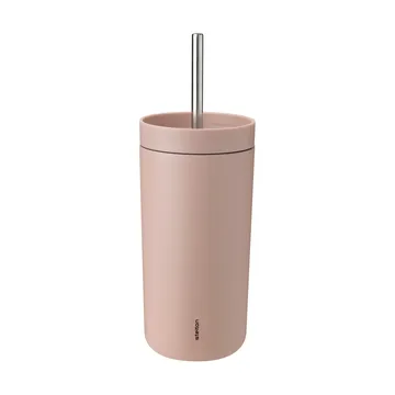 To Go Sip Thermobecher mit Strohhalm 0,4 L - Heather - Stelton