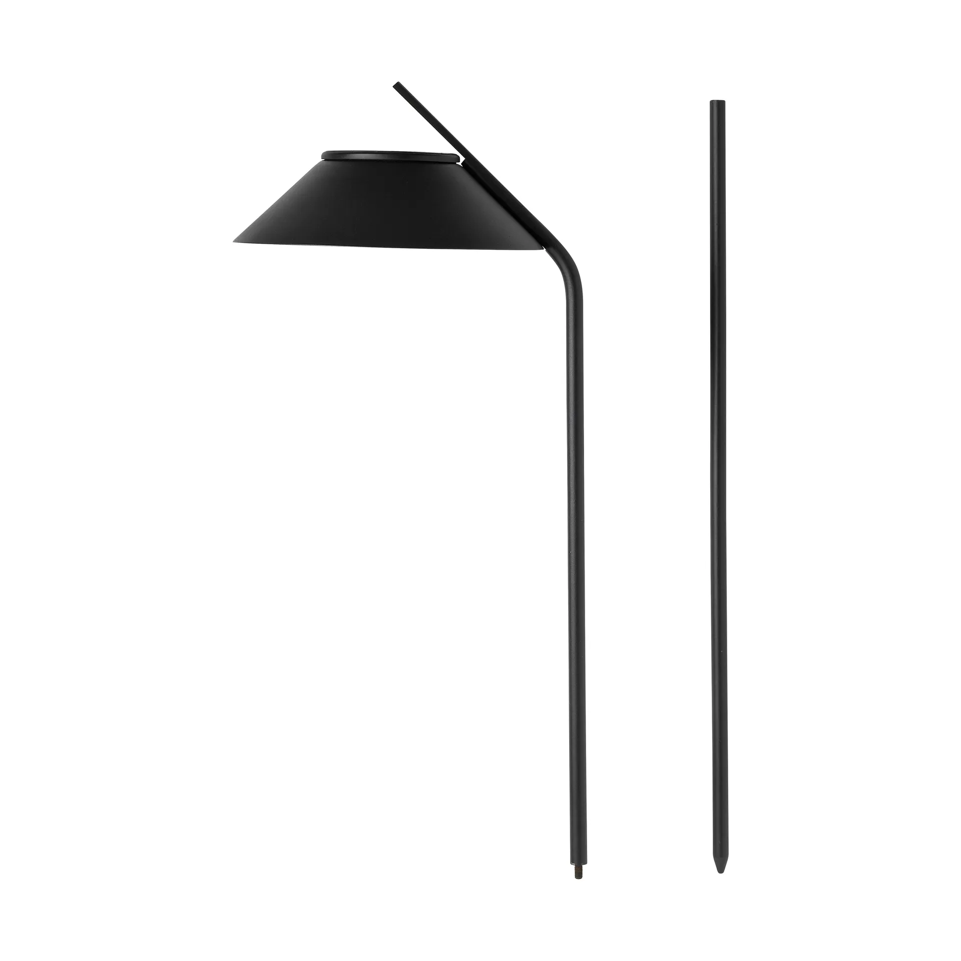 Vinkel Solarleuchte Poller mit Stativ, Black Stelton