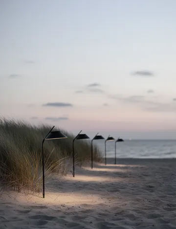 Vinkel Solarleuchte Poller mit Stativ - Black - Stelton