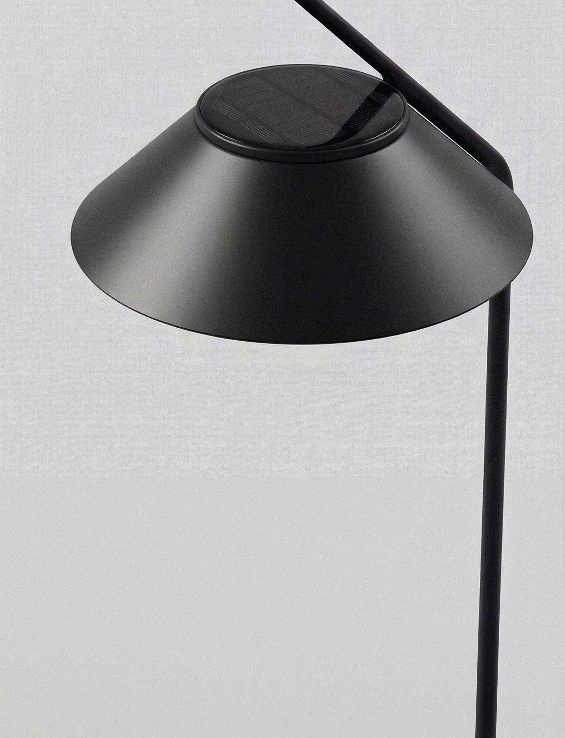Vinkel Solarleuchte Poller mit Stativ, Black Stelton