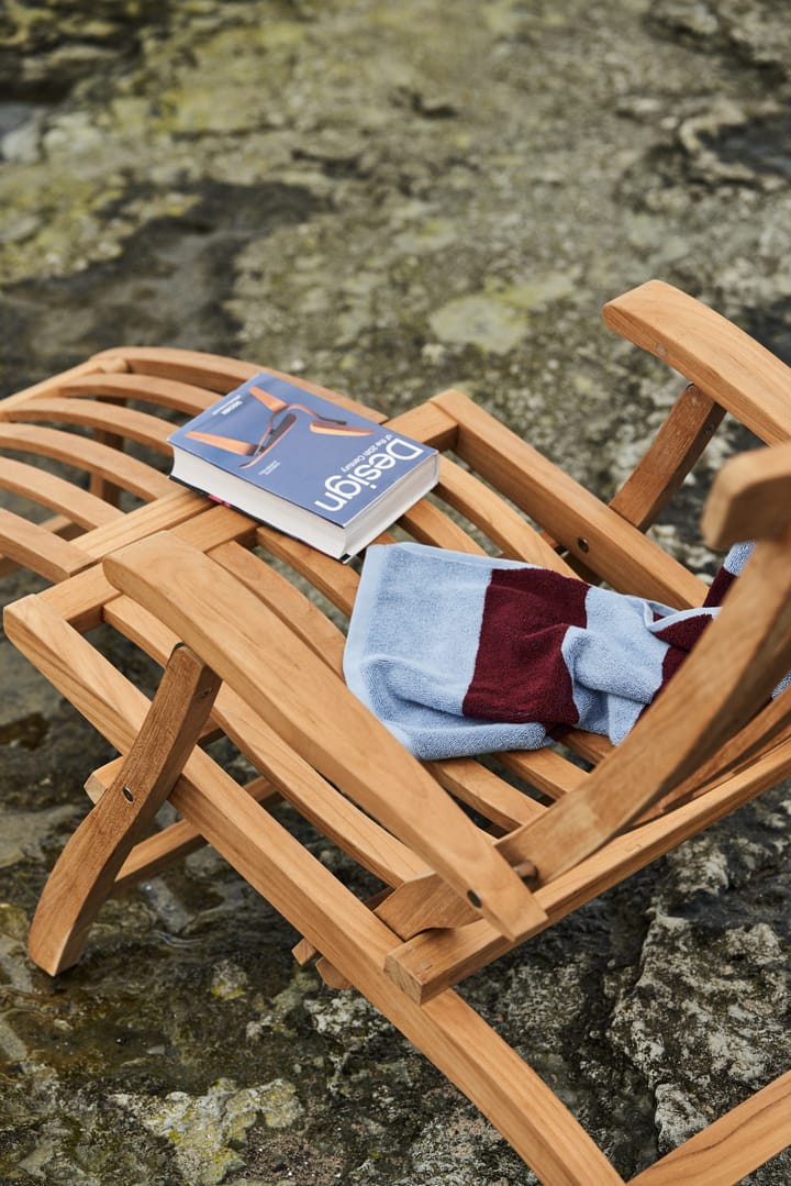 Lobby Liegestuhl teak - Inkl. Tablett und Regenschutz - Stockamöllan