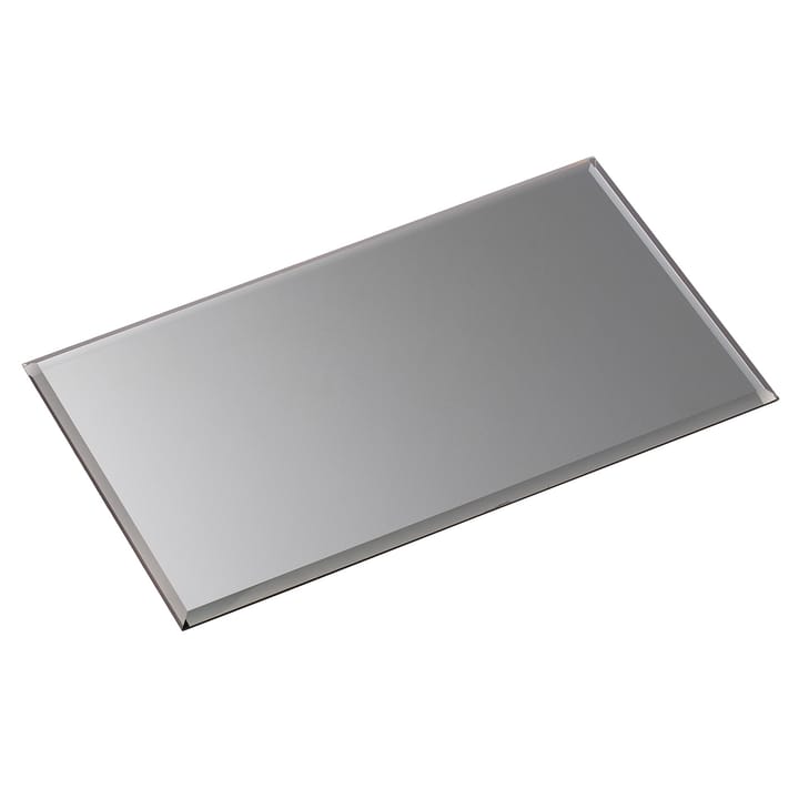 Nagel Glasplatte rectangular, Smoked black STOFF