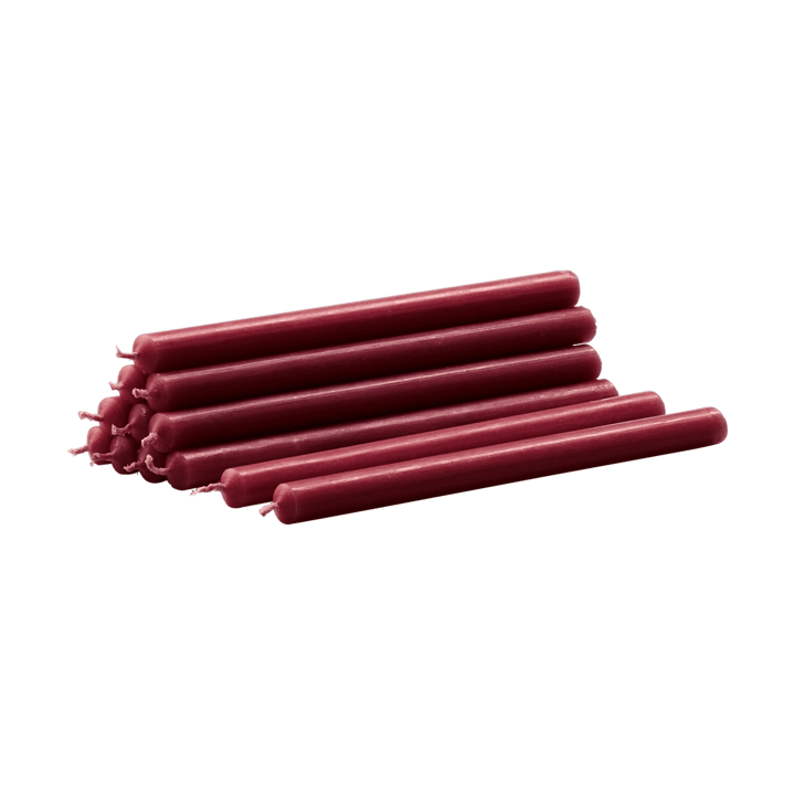 Nagel Kerzen 12er Pack - Bordeaux - STOFF