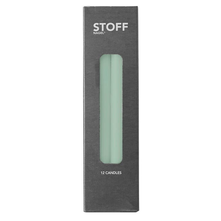 Nagel Kerzen 12er Pack - Hellgrün - STOFF