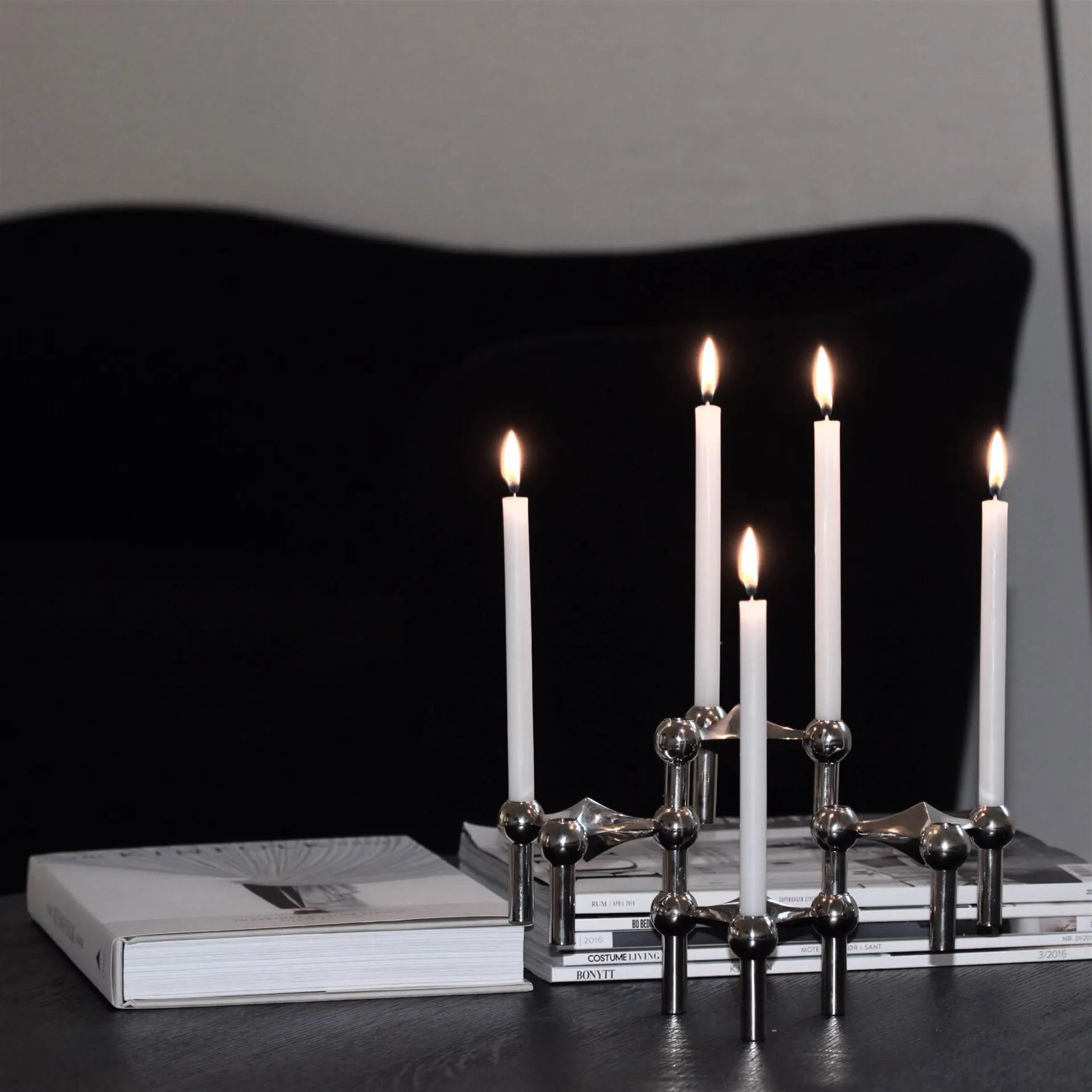 Nagel Kerzenhalter, Chrome STOFF