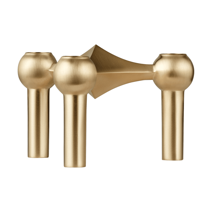 Nagel Kerzenhalter - Gebürsteter Messing - STOFF