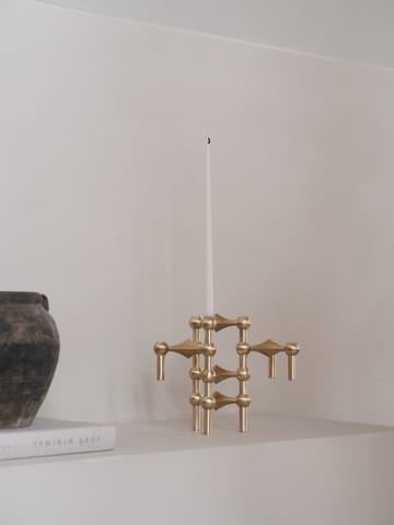 Nagel Kerzenhalter - Gebürsteter Messing - STOFF