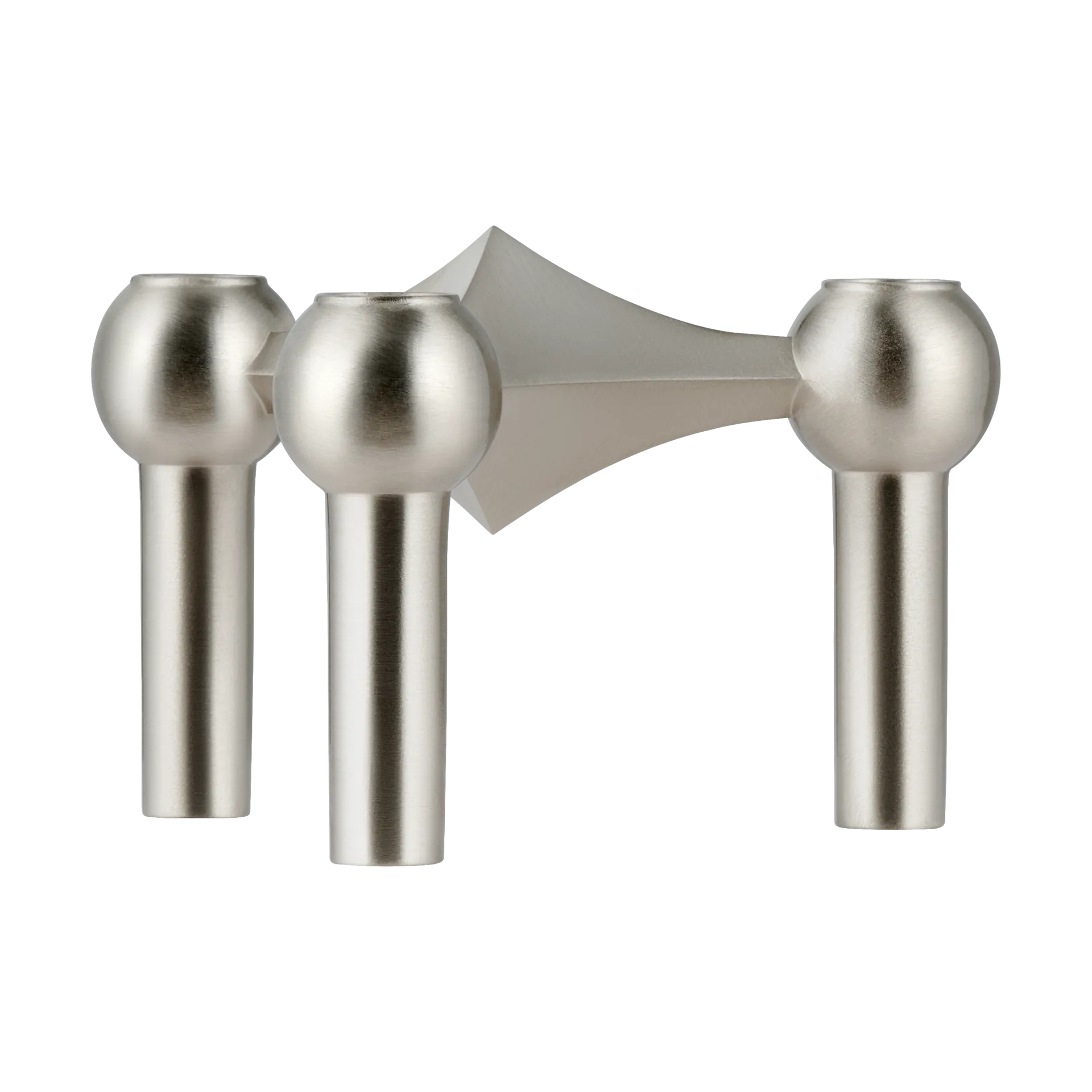 Nagel Kerzenhalter, Gebürstetes Chrom STOFF