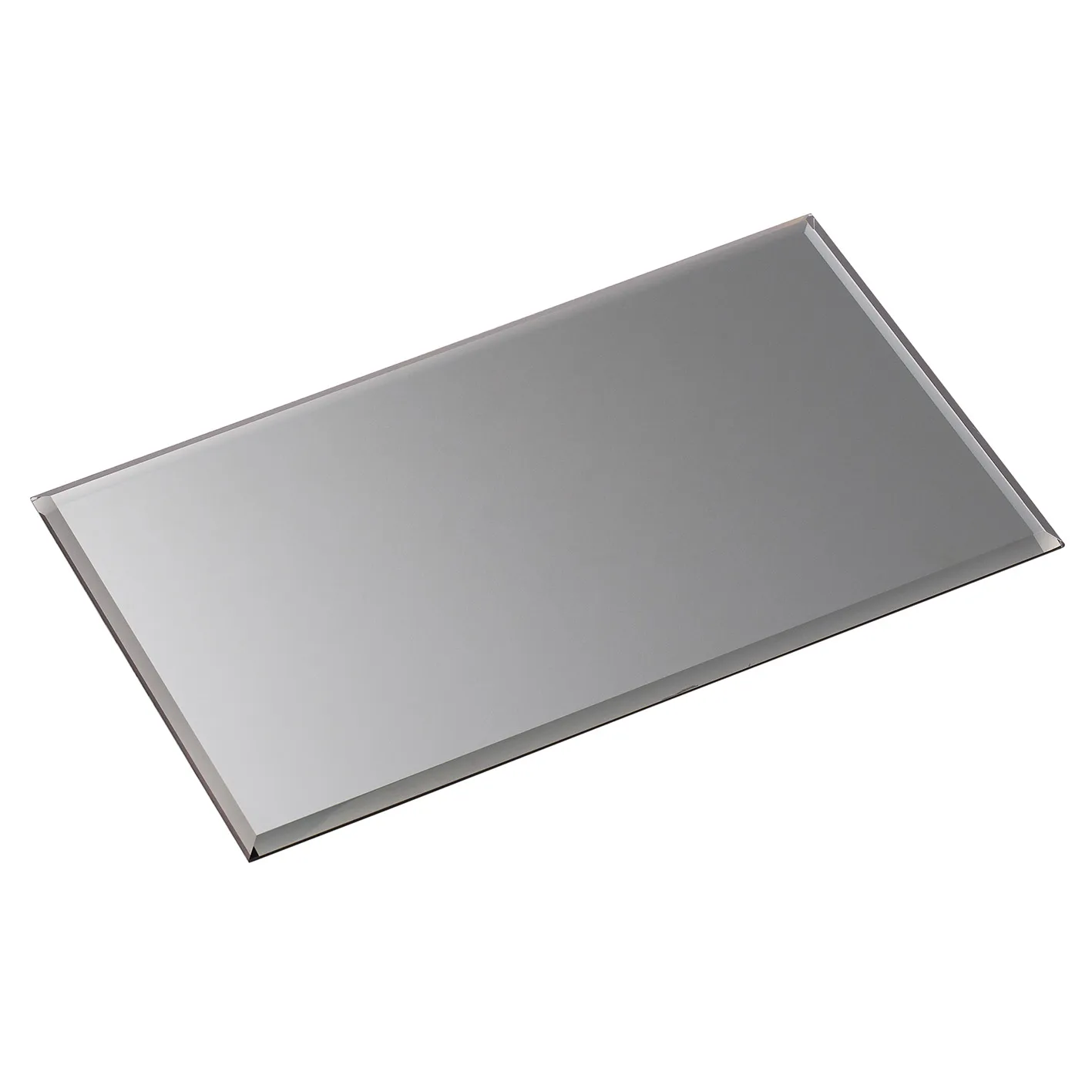 Nagel Glasplatte rectangular, Smoked black STOFF Nagel