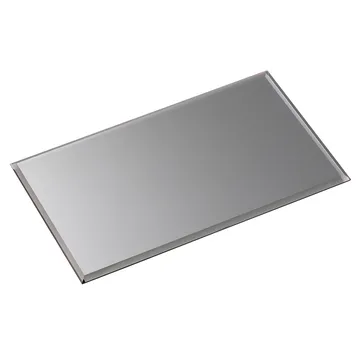 Nagel Glasplatte rectangular - Smoked black - STOFF Nagel