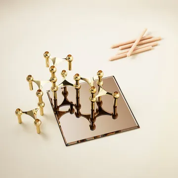 Nagel Glasplatte square - Smoked brown - STOFF Nagel