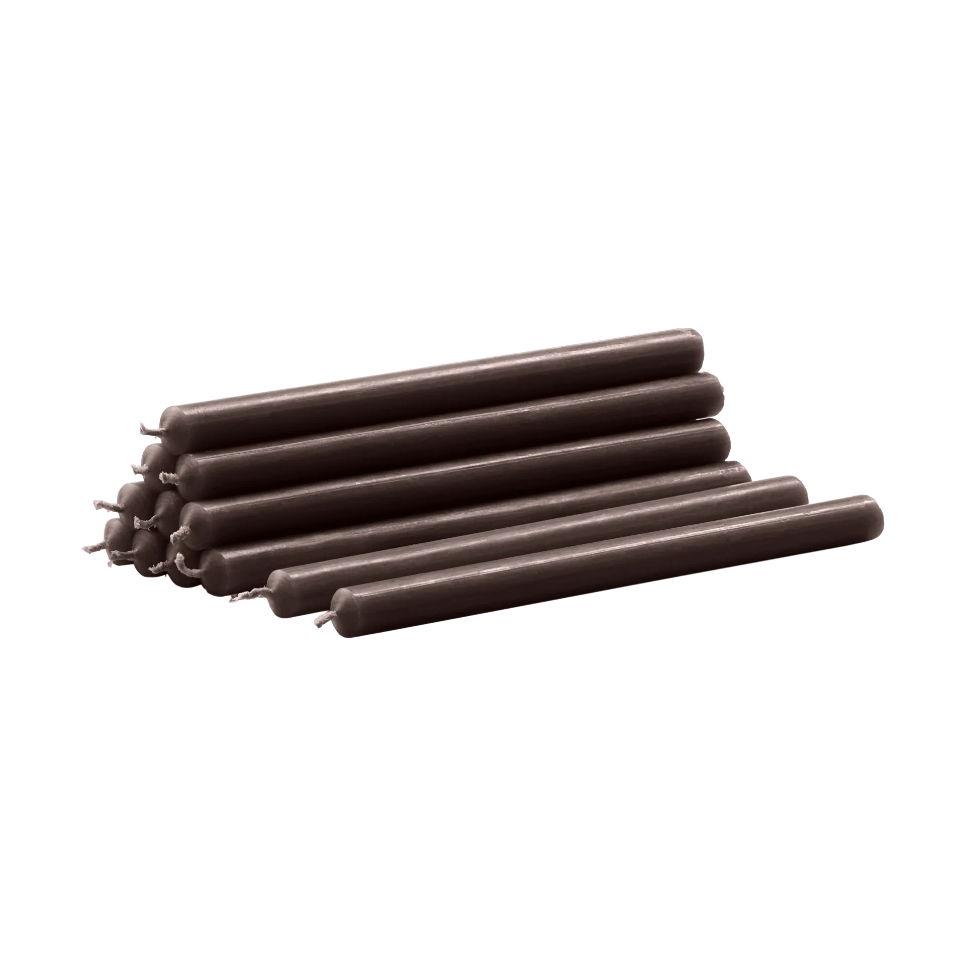 Nagel Kerzen 12er-Pack, Haselnuss STOFF Nagel