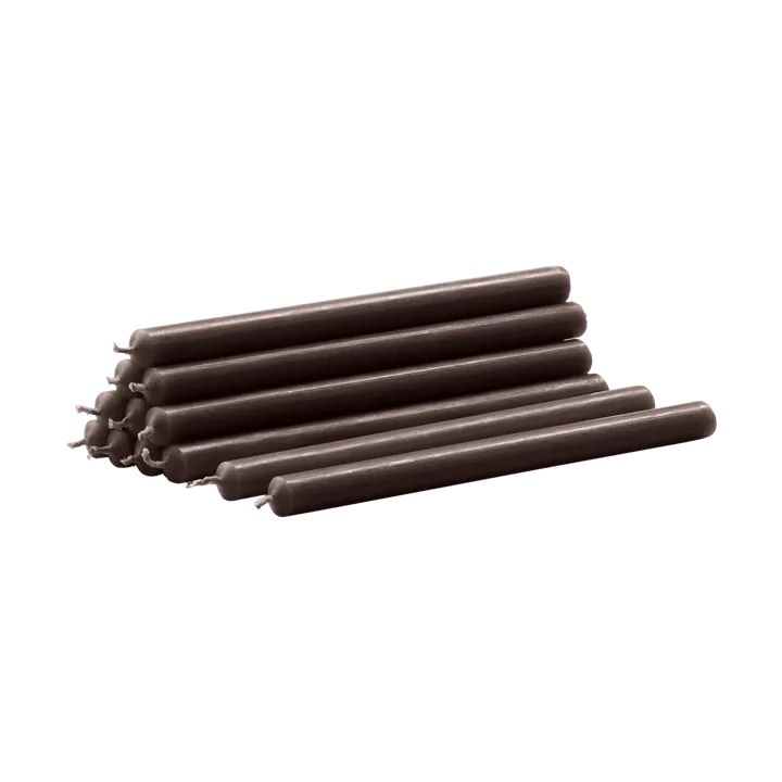 Nagel Kerzen 12er-Pack - Haselnuss - STOFF Nagel