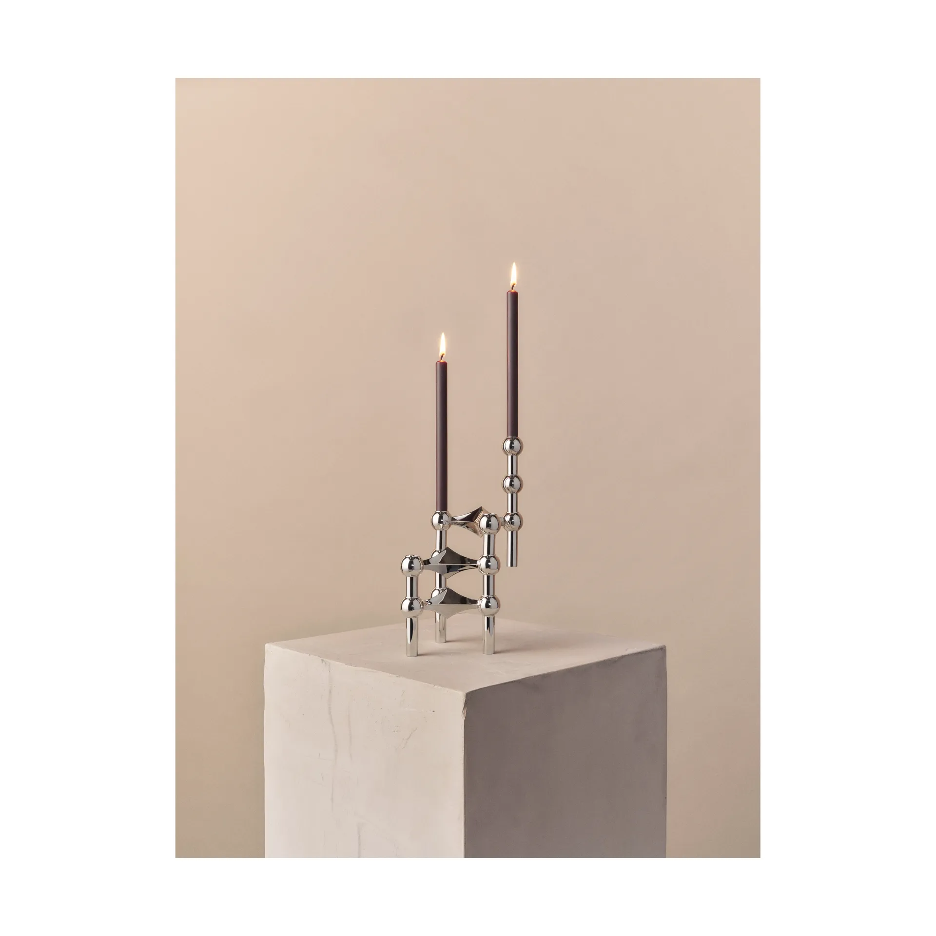 Nagel Kerzen 12er-Pack, Haselnuss STOFF Nagel