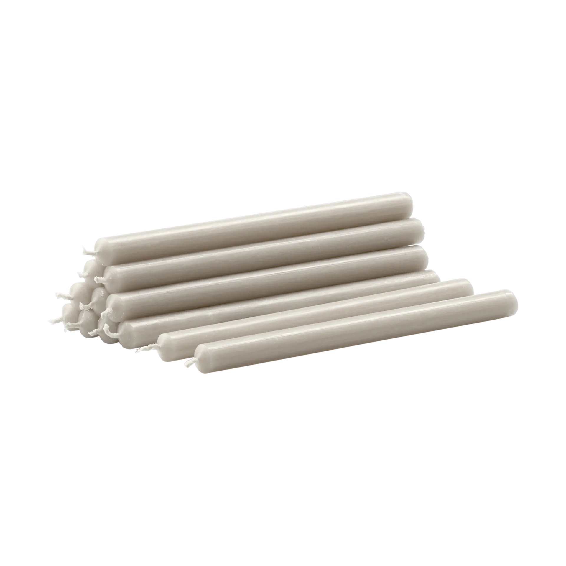Nagel Kerzen 12er-Pack, Linen grey STOFF Nagel